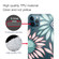 Painted Pattern High Transparent TPU Protective Case for iPhone 13 Pro - Pink Green Flower