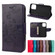 Butterfly Flower Pattern Horizontal Flip Leather Case with Holder & Card Slots & Wallet for iPhone 13 Pro - Deep Purple