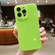 Jelly Glitter Solid Color TPU Phone Case for iPhone 13 Pro - Fluorescent Green