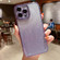 High Transparent Gradient Color Glitter TPU Phone Case for iPhone 13 Pro - Purple