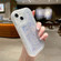 Luminous Sequins Glitter Epoxy Phone Case for iPhone 13 Pro - Silver