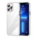 Prismatic Edge Transparent Glitter Phone Case for iPhone 13 Pro - White