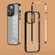 3 in 1 Electroplated Frame Phantom Phone Case for iPhone 13 Pro - Gold