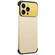 Metal Large Window + TPU Corners Phone Protective Frame for iPhone 13 Pro - Gold