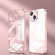 Crystal Plated High Transparency Phone Case for iPhone 13 Pro - Rose Gold