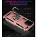 Shockproof TPU + PC Protective Case with 360 Degree Rotating Holder for iPhone 13 Pro - Rose Gold