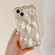 Wave Bubbles TPU Phone Case for iPhone 13 Pro - Champagne Gold