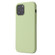 Solid Color Liquid Silicone Shockproof Protective Case for iPhone 13 Pro - Matcha Green