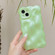 Wave Bubbles TPU Phone Case for iPhone 13 Pro - Green