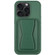 Leather Card Holder TPU Phone Case for iPhone 13 Pro - Dark Green