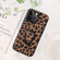 Leather Back Phone Case with Holder for iPhone 13 Pro - Leopard Print