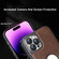 Electroplated Leather Texture PU + PC Phone Case for iPhone 13 Pro - Grey