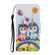 Coloured Drawing Pattern Leather Phone Case for iPhone 13 Pro - Couple Unicorn