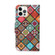 Colored Drawing Pattern Flip Leather Case for iPhone 13 Pro - Ethnic Style