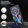 3D Painted Leather Phone Case for iPhone 13 Pro - Colorful Dreamcatcher