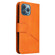 GQUTROBE Right Angle Leather Phone Case for iPhone 13 Pro - Orange