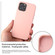 Solid Color Liquid Silicone Shockproof Protective Case for iPhone 13 Pro - Sakura Pink