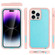 Defender Series XT MagSafe Magnetic PC + TPU Shockproof Phone Case for iPhone 13 Pro - Turquoise+Pink