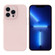 Liquid Silicone MagSafe Precision Hole Phone Case for iPhone 13 Pro - Light Pink