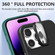 Skin Feel Lens Holder PC + TPU Phone Case for iPhone 13 Pro - Pink