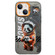 Astronaut Pattern PC Phone Case for iPhone 13 - Black Panda