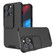 Up and Down Sliding Camera Cover Design Shockproof TPU + PC Protective Case for iPhone 13 - Black