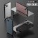 R-JUST RJ-52 3-Line Style Metal TPU Shockproof Protective Case for iPhone 13 - Black