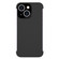 Frameless Metallic Paint Clear PC Phone Case for iPhone 13 - Black