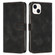 Dream Triangle Leather Phone Case with Lanyard for iPhone 13 - Black