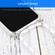 Four-corner Shockproof Transparent TPU Protective Case with Lanyard for iPhone 13 - White Thin Black