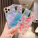 Colorful Crystal Shell Pattern PC + TPU Phone Case for iPhone 13 - Fish-scales Blue