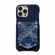 Star Denim Card Pocket Phone Case for iPhone 13 - Blue