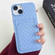 Weave Texture Card Slot Skin Feel Phone Case for iPhone 13 - Sky Blue