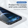 SULADA Luxury 3D Carbon Fiber Textured Metal + TPU Frame Phone Case for iPhone 13 - Sea Blue