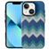Textile Texture Matte Ultra-thin Phone Case for iPhone 13 - Sea Blue