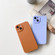 Straight Side Liquid Silicone Phone Case for iPhone 13 - Blue