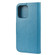 Butterfly Flower Pattern Horizontal Flip Leather Case with Holder & Card Slots & Wallet for iPhone 13 - Blue