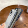 Glitter Powder Transparent TPU Phone Case for iPhone 13 - Blue