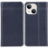 GEBEI Top-grain Horizontal Flip Leather Phone Case for iPhone 13 - Blue