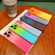 Four-Corner Shockproof Gradient TPU Phone Case for iPhone 13 - Pink Blue