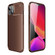 Carbon Fiber Texture Shockproof TPU Case for iPhone 13 - Brown