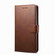 GUSSIM Business Style Horizontal Flip Leather Case with Holder & Card Slots & Wallet for iPhone 13 - Brown