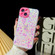 Luminous Epoxy TPU Glitter Phone Case for iPhone 13 - Pink