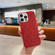 Glitter Sequins Epoxy TPU Phone Case for iPhone 13 - Red