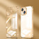 Crystal Plated High Transparency Phone Case for iPhone 13 - Gold