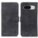 KHAZNEH Retro Texture Flip Leather Phone Case for Google Pixel 8 - Black