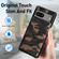 Camouflage Leather Back Cover Phone Case for Google Pixel 8 - Blue