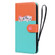 Cute Pet Series Color Block Buckle Leather Phone Case for Google Pixel 8 - Sky Blue