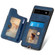 Retro Skin-feel Ring Multi-card RFID Wallet Phone Case for Google Pixel 8 - Brown