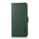 KHAZNEH Side-Magnetic Litchi Genuine Leather RFID Phone Case for Google Pixel 8 - Green